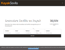 Tablet Screenshot of kayaksevilla.com